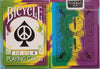 Bicycle 4th Edition Tie Dye 4 Deck Playing Cards Tye Die Magic