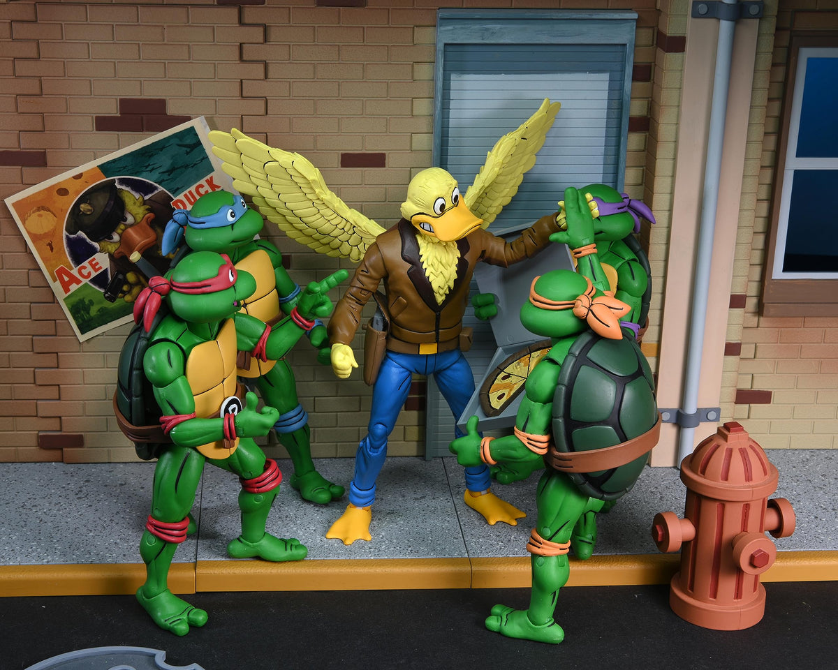 NECA Teenage Mutant Ninja Turtles 2-Pack 7" Scale Ace Duck and Mutagen Man Figures
