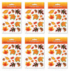 Beistle 24-Sheet Thanksgiving Fall Stickers, Festive Autumn Leaves & Acorn Sticker Pack for Harvest Party Favors, Scrapbooks and DIY Crafts