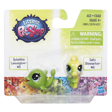 Littlest Pet Shop Splashina Lemonglow & Salty Shimmerton