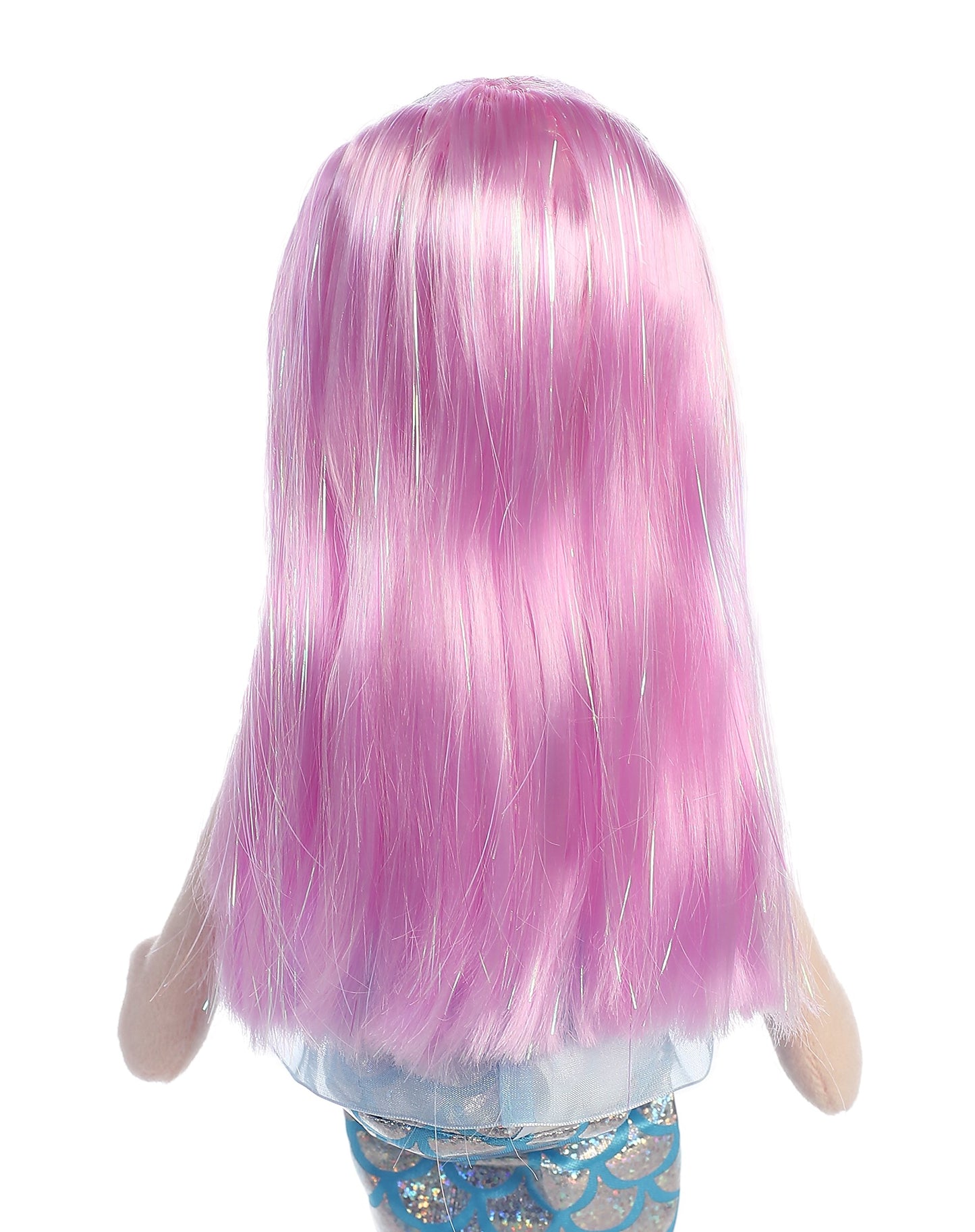 Aurora® Enchanting Sea Sparkles™ Crystal Stuffed Doll - Imaginative Play with Magical Companions - Perfect for Kid's Birthdays and Celebrations - Blue