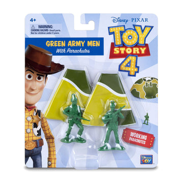 Disney Pixar Toy Story 4 Green Army Men with Parachutes