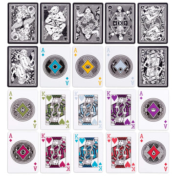 7 Deadly Sins Playing Cards - Seven Premium Themed Decks - Dante's Inferno, The Divine Comedy - Unique, Hand-Illustrated, 300gsm Black Core Stock