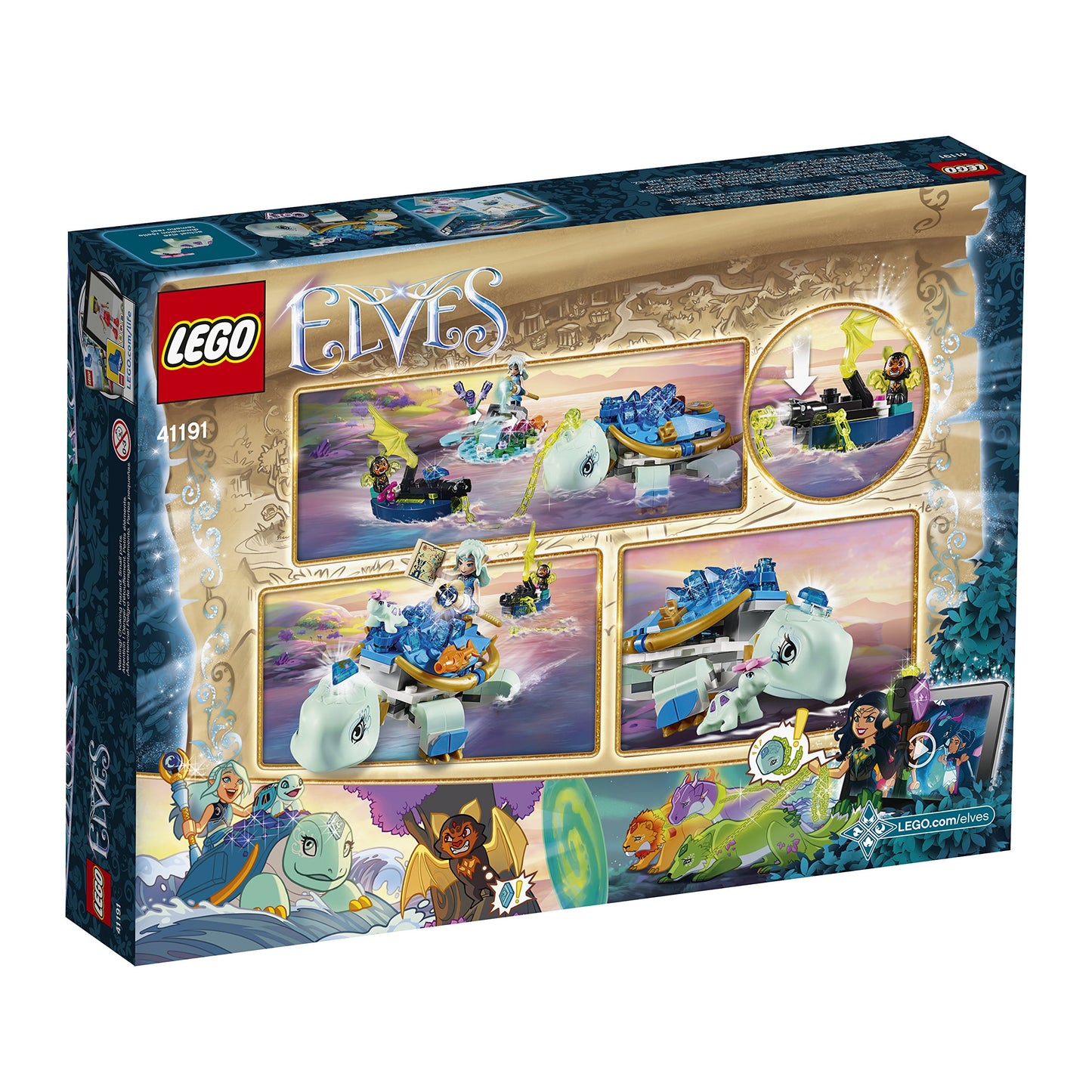 LEGO Elves Naida & the Water Turtle Ambush 41191 Building Kit (205 Pieces)