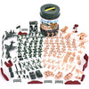 JOYIN 164 Piece Military Soldier Playset Army Men Play Bucket Army Action Figures Battle Group Deluxe Military Playset, Aircrafts, Helicopters, Tanks