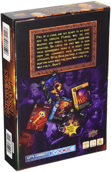 Dungeon Draft Strategy Board Game | Card Drafting Game | Light Strategy | 2-5 Player Card Game | Family Friendly