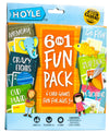 Hoyle 6-in-1 Kids Card Game Pack, 6 Fun Preschool Games in 1: Matching, Memory, Go Fish, Crazy Eights, Old Maid, Slap Jack, Ages 3+