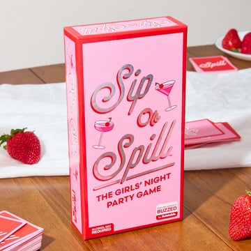 Sip or Spill Party Drinking Game - Fun Summer Drinking Games for Parties, Outdoor & Pool Party Games, Adult Party Game for Groups, Travel-Friendly