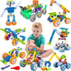 11 in 1 STEM Kits Building Toys for Kids Ages 4-8 5-7, Stem Toys for 4 5 6 7 8 Year Old Boy Birthday Gift, Educational Construction Set for Boys 4-6