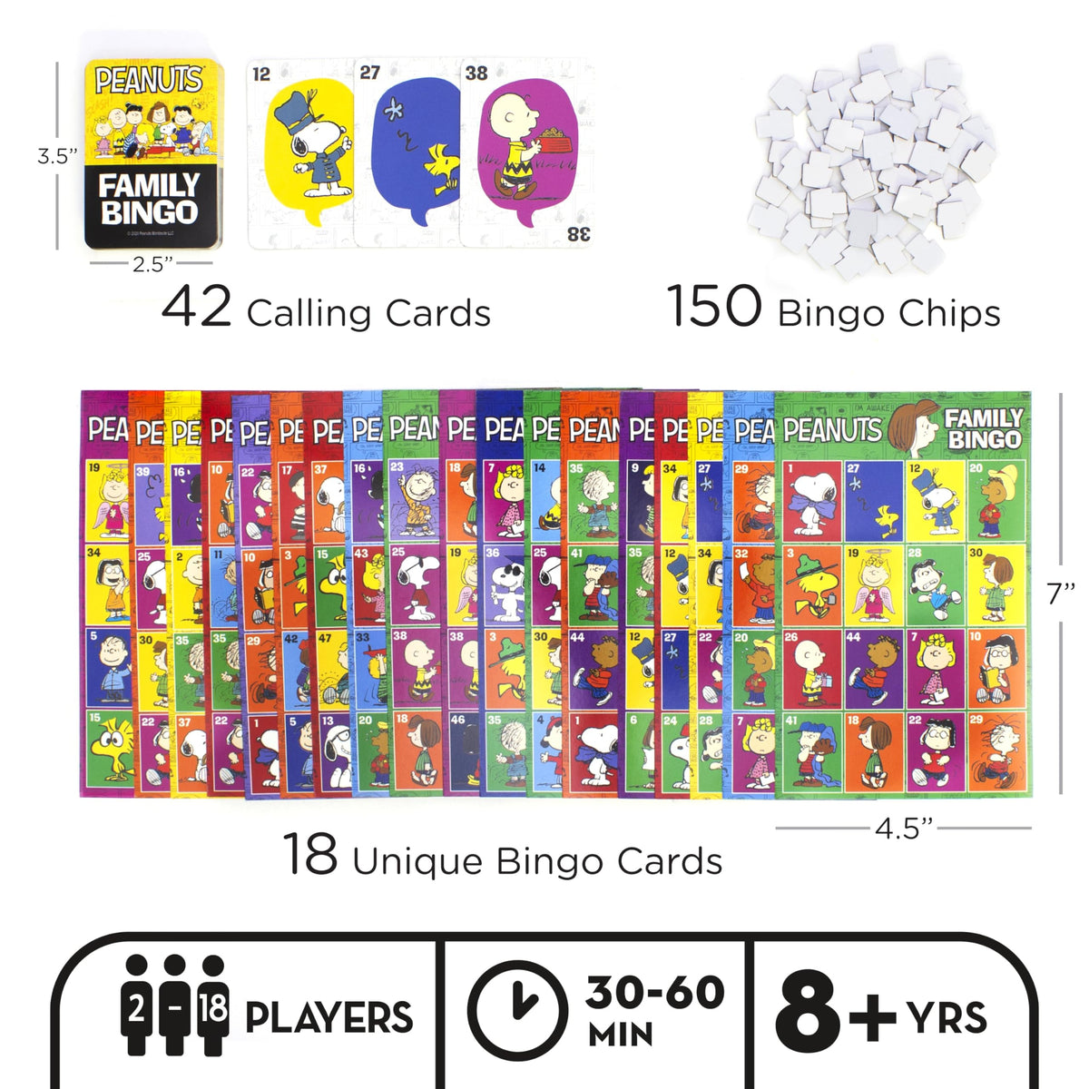 Aquarius - Peanuts Family Bingo Game