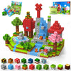 Hltyigr 150PCS Magnetic Blocks, Magnetic Building Blocks, Magnet Blocks Cubes, STEM Educational Stacking Magnet Toy for Kids Ages 3 4 5 6 7 8 9 10 11