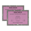Arches Watercolor Paper Block, Hot Press, 9" x 12", 140 Pound - 2 Pack