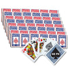 Maverick Playing Cards 48 Pack, Standard Index, Red and Blue Decks, Bulk Playing Cards for Poker, Card Games, and Family Game Night