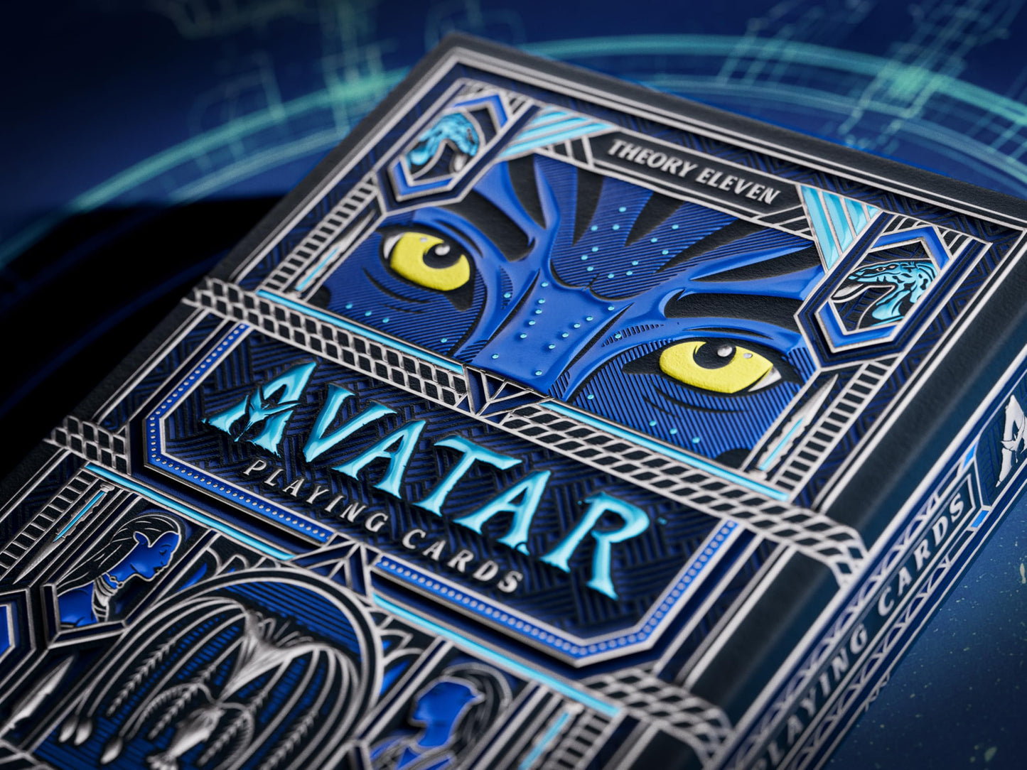 theory11 Avatar Playing Cards Eye of Eywa Edition | Official Collector's Deck | Bioluminescent Na'vi Design | Foil Embossed Tuck Box | Loved by Avatar