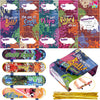 JOYIN 28 Pcs Valentines Day Finger Skateboards with Cards for Kids, Valentine Party Favor, Greeting Cards, Classroom Exchange Prizes, Holiday Reward
