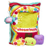 KIDS PREFERRED Cuddle Pal 16” Gumball Machine Pillow with Three Plush Toys and Clip On Pal Inside - Peek n’ Pals
