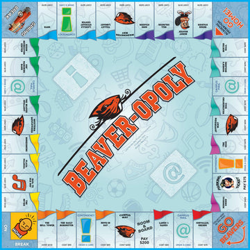 Late for the Sky Beaveropoly Oregon State University Board Game - OSU Beavers College Theme, Family Strategy Fun for Fans, Alumni & Students, Ages 8+