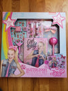 This JoJo Glitter Diary Activity Set Contains: Over 40 Pieces of Activity Fun which can Keep Kids Busy for Hours.