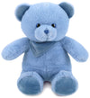 DolliBu Plush Bear Stuffed Animal - Soft Huggable Baby Blue Bear, Adorable Playtime Plush Toy, Cute Wildlife Cuddle Gifts for Kids and Adults - 8