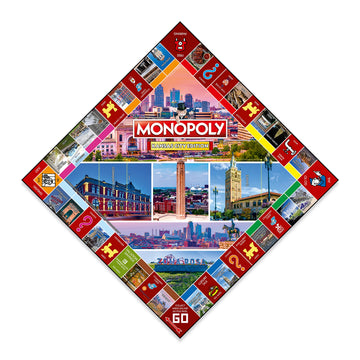 Monopoly Board Game Kansas City Edition: 2-6 Players Family Board Games for Kids and Adults, Board Games for Kids 8 and up, for Kids and Adults, Ideal