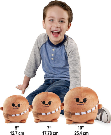 Mattel Star Wars Cuutopia Plush Figure, 10-inch Chewbacca Soft Rounded Pillow Doll, Collectible Toy Inspired by the Wookiee Character