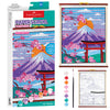 Faber-Castell Paper Scroll Painting Kit: Mount Fuji | Summer Crafts & Back to School Ready Supplies | Ready-to-Hang DIY Painting Craft for Kids (1