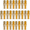 Suzo Happ Set of 26 Foosball Players Tan/Yellow Old Style Men_AB