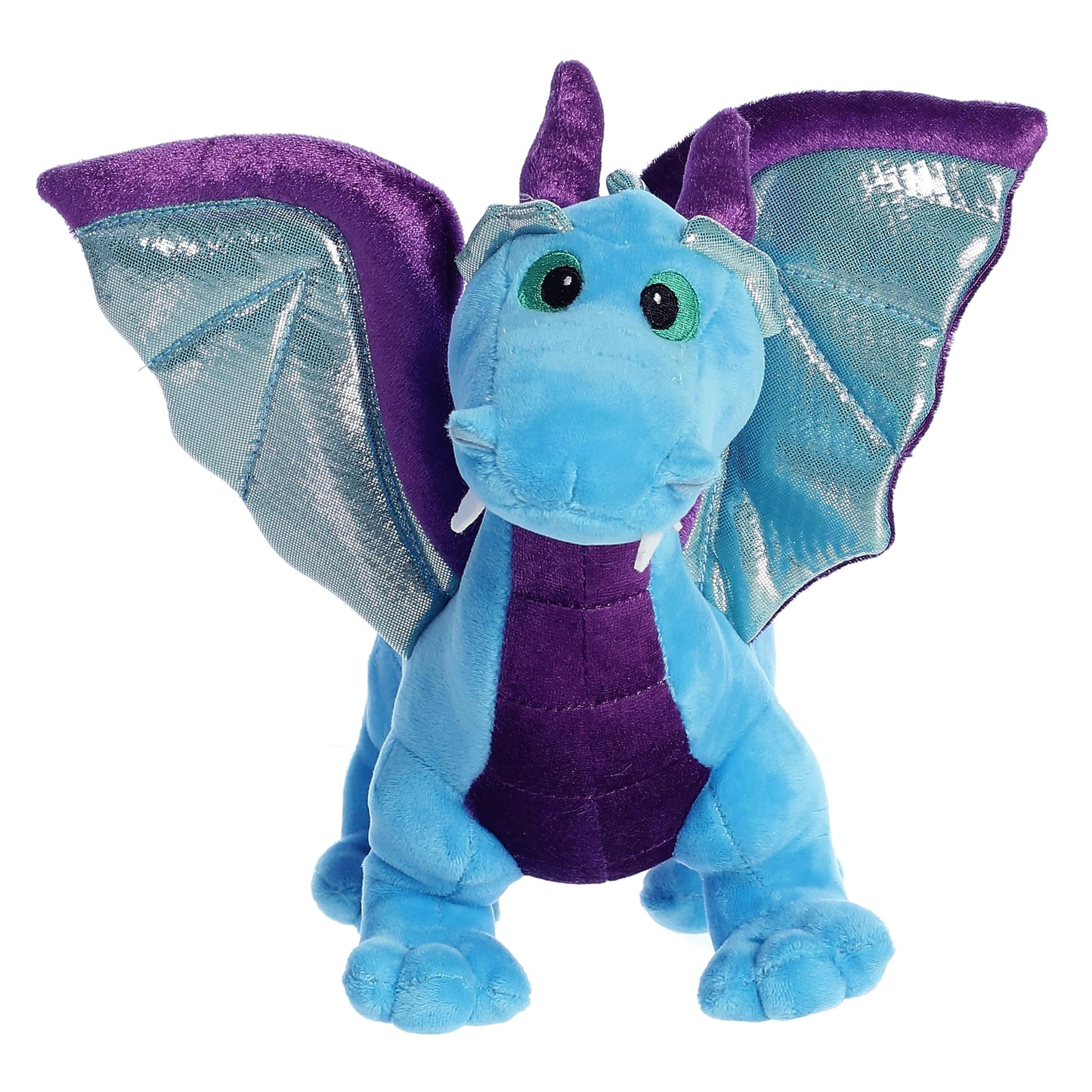 Aurora® Ferocious Dinos & Dragons Blue Dragon Stuffed Animal - Prehistoric Fun - Cuddly Companions - Blue 17 Inches