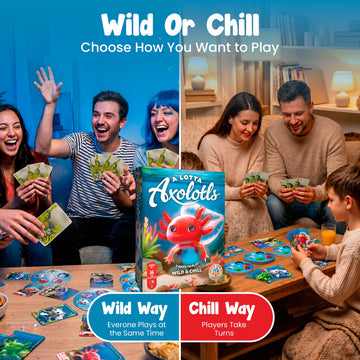 Messy Table Games A Lotta Axolotls Family Card Game
