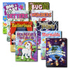 Variety Savings Kappa Coloring and Activity Books for Girls, Numbers and Letters, ABCs, Girl Power, Mermaid, Unicorn, 8.5”x11” Extra Large Size