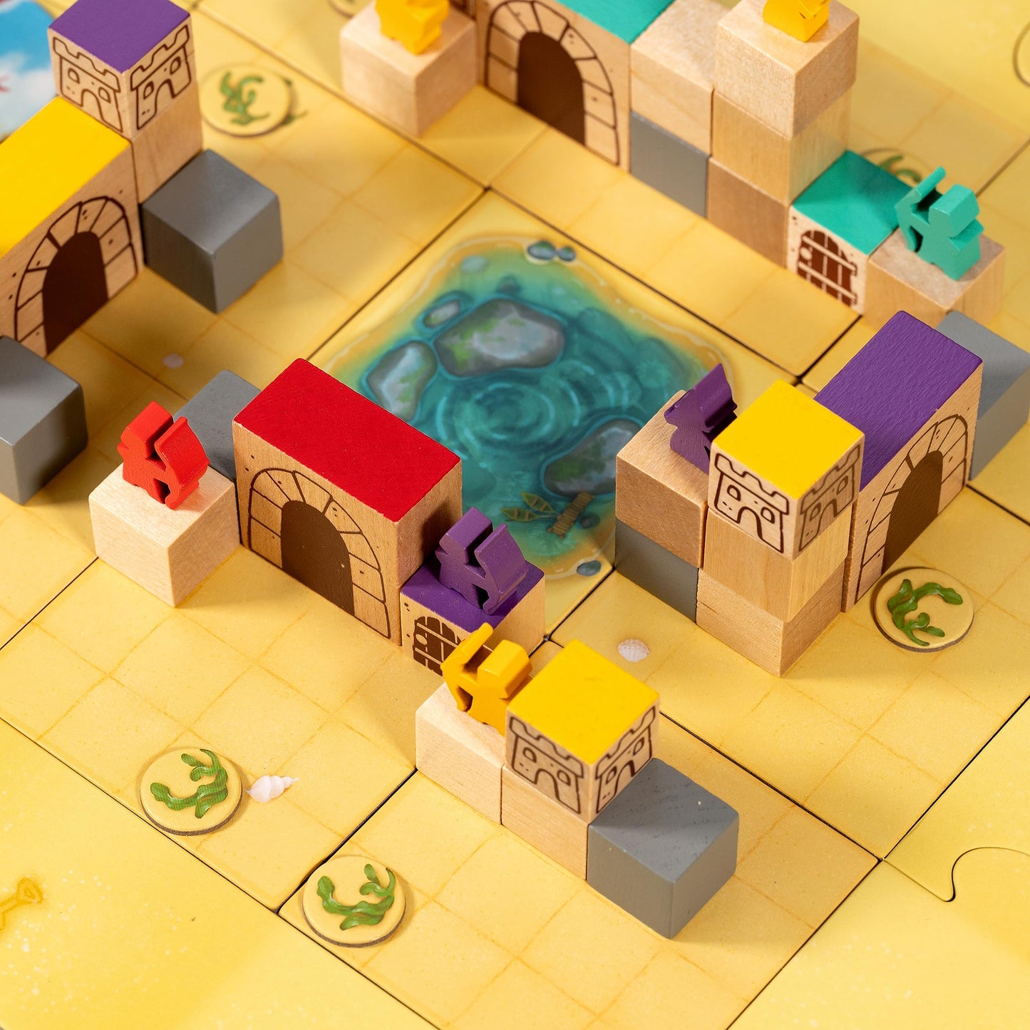 Castles by the Sea by Brotherwise Games, Strategy Board Game