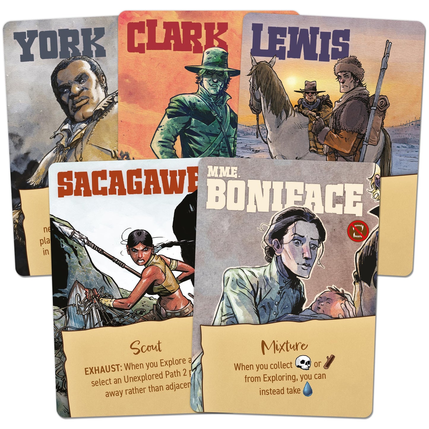 Corps of Discovery - Cooperative Adventure Board Game by Off the Page Games | 1-4 Players | Ages 14+ | 45-75 Min - Origins Award Nominee