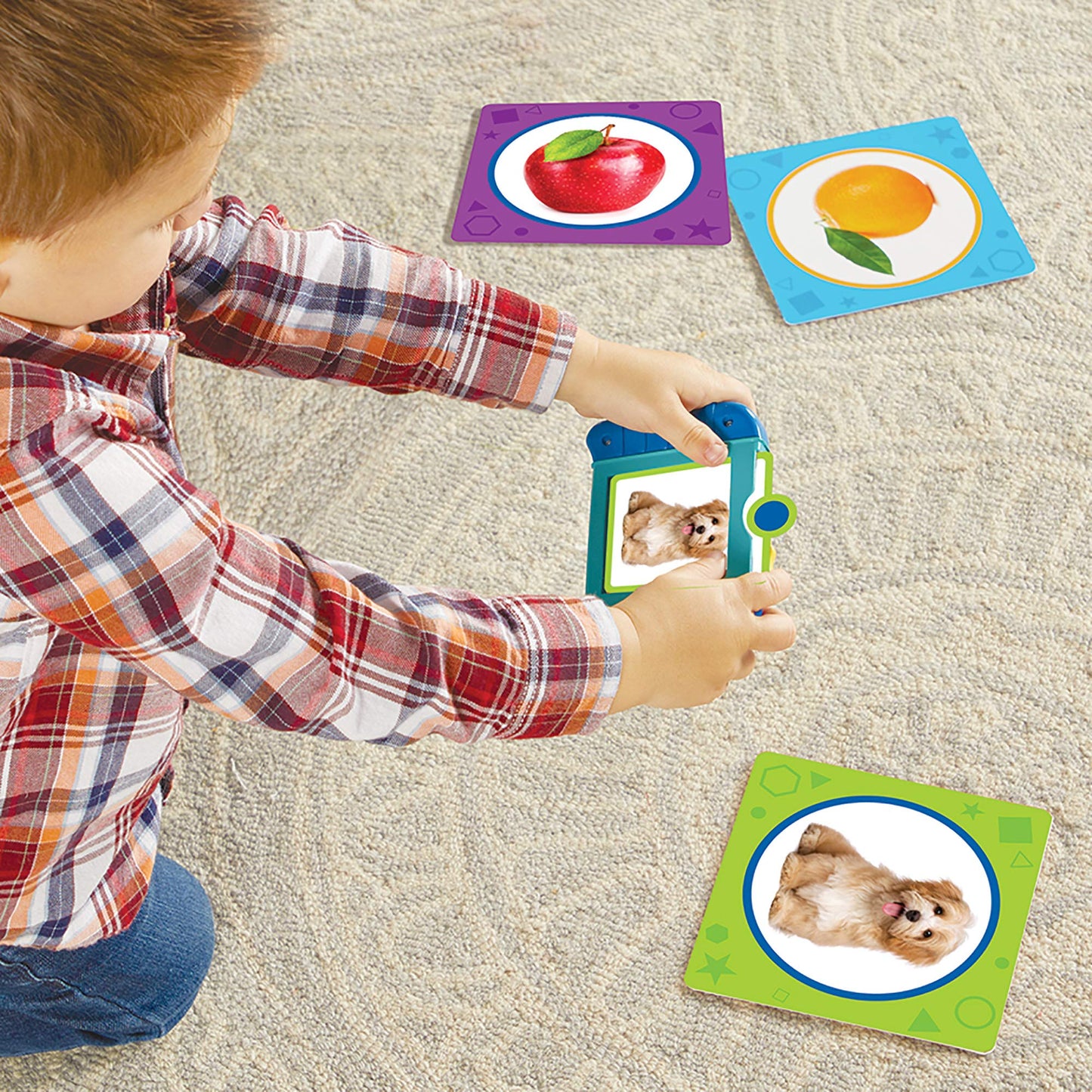 Learning Resources See & Snap Snapshot Scavenger Hunt Matching Game, Gross Motor Skills Toddler Toy, 46 Pieces, Outdoor Toys for Toddlers, 18 Months +