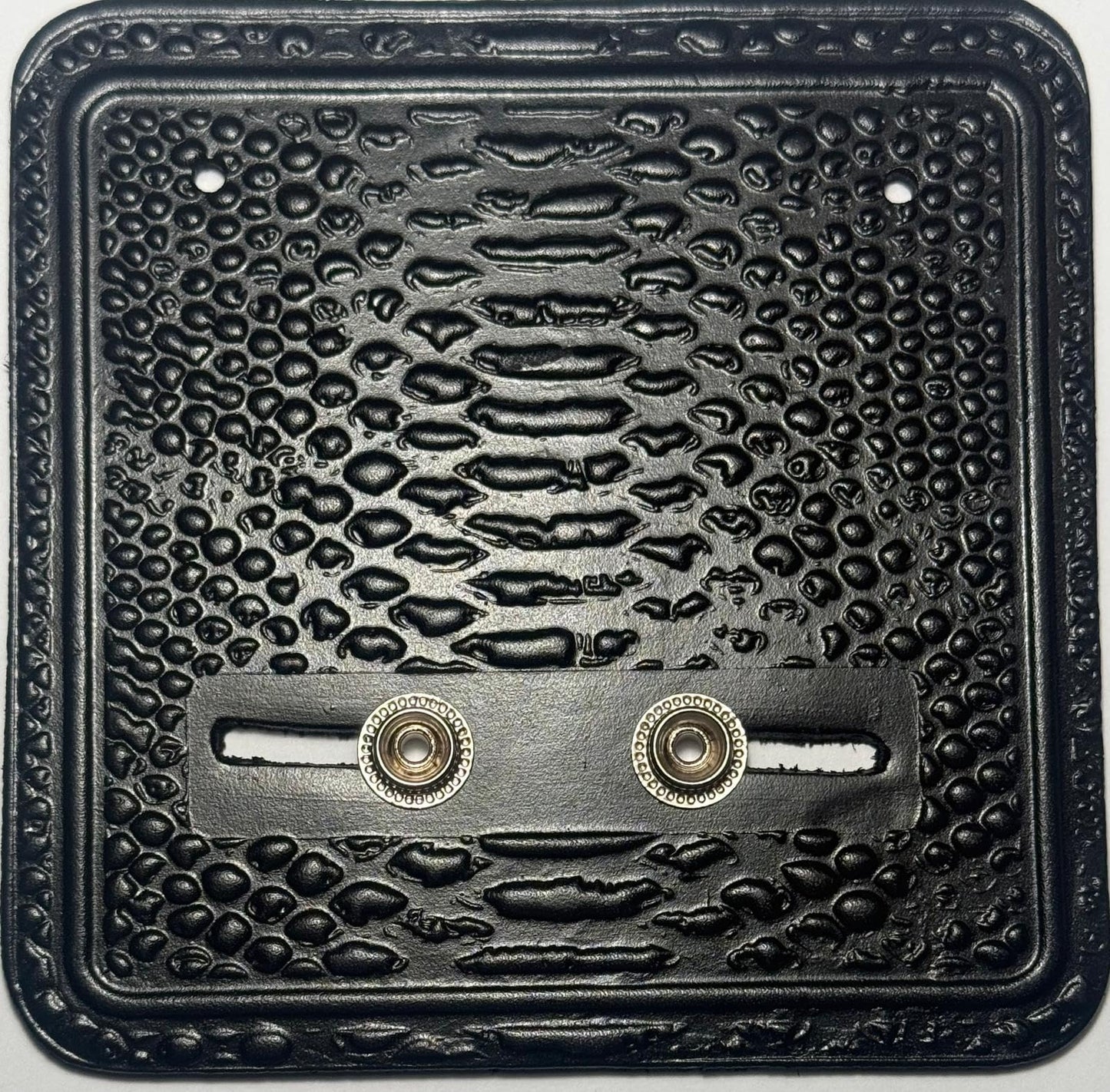 BBI LTD Wrestler Belt Wall Mount Real Leather Wall Hanger Matching Color (Real Black)