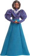 Barbie Inspiring Women Doll, Madam C.J. Walker Wearing Puff Sleeve Blouse, Full-Length Skirt & Accessories, Collectible with Doll Stand & Certificate