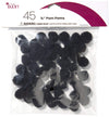 Cousin DIY Black 3/4 inch Poms, 45 Pack