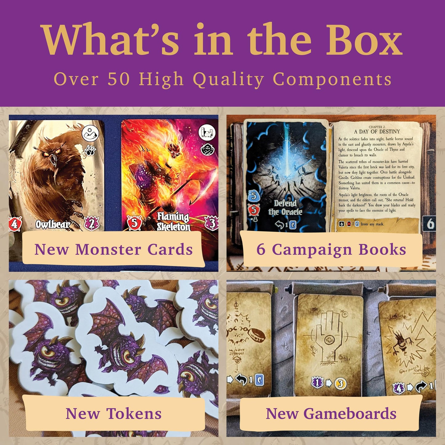 Valeria Card Kingdoms Darksworn Expansion: Cooperative Saga Adventure Board Game - Daily Magic Games