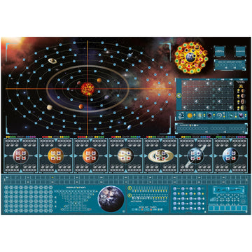Pendragon Game Studio- Starship Interstellar Strategy Board Game - Futuristic Sun Resource Management for 1-4 Players, Ages 14+, 150 Min Gameplay