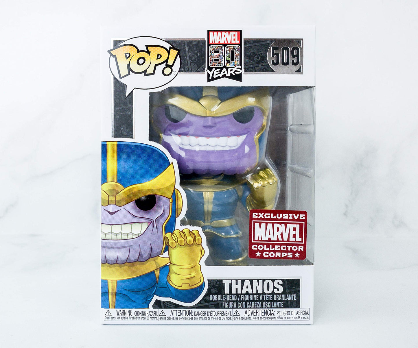 Funko Marvel Collector Corps Subscription Box, Marvel 80th Anniversay Theme, September 2019, Large T-Shirt