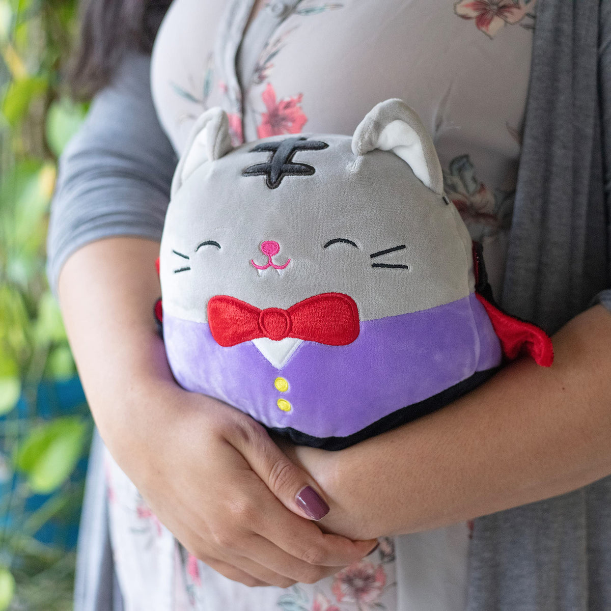 Squishmallows 8" Tally the Cat Vampire - Official Kellytoy Halloween Plush - Cute and Soft Stuffed Animal Toy - Great Gift for Kids - Ages 2+