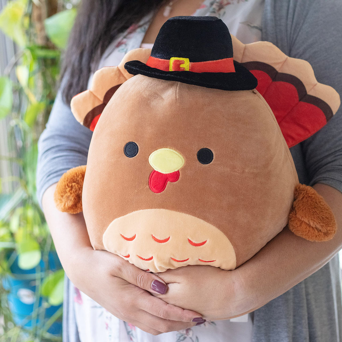 Squishmallows 12" Terry The Turkey Pilgrim - Thanksgiving Official Kellytoy - Cute and Soft Plush Stuffed Animal Toy - Great Gift for Kids - Ages 2+