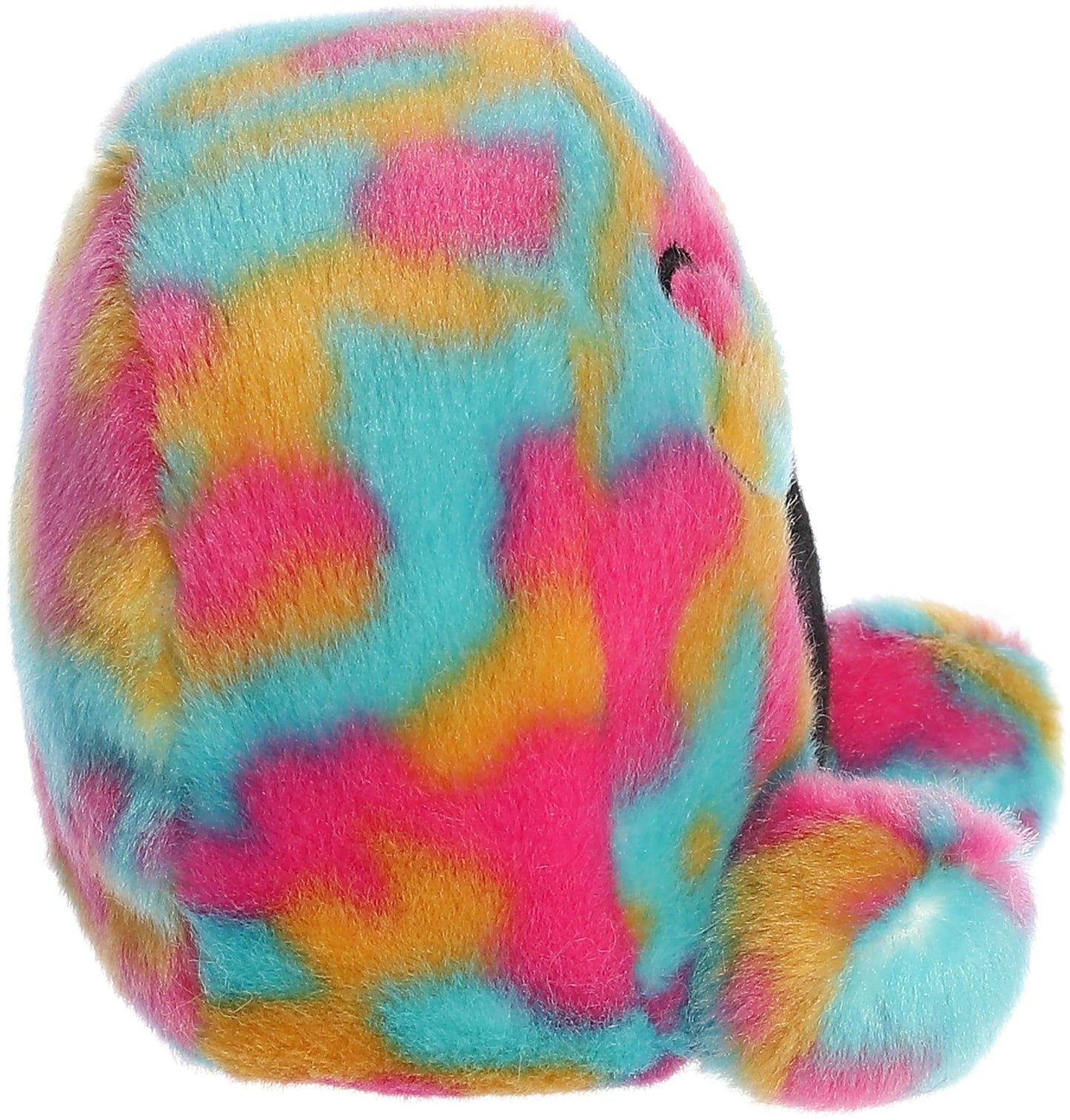 Aurora® Colorful SmileyWorld® Palm Pals™ Silly Stuffed Animal - Eye-Catching Designs - Whimsical Cuteness - Rainbow 5 Inches
