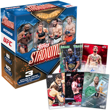 2025 Topps Stadium Club UFC - Factory Sealed - Mega Box
