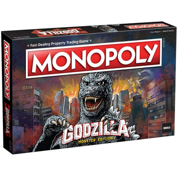 Monopoly: Godzilla | Based on Classic Monster Movie Franchise Godzilla | Collectible Monopoly Game Featuring Familiar Locations and Iconic Kaiju