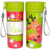 READY 2 LEARN Christmas Crafts - Design Your Own Travel Mugs - 2 Count (Pack of 1)- Christmas Crafts for Kids - Reusable 11 oz Water Bottles - BPA