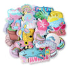50PCS Cute Aesthetic Vysco Water Bottle Laptop Stickers, Vinyl Waterproof Decals for Skateboard Luggage Car Bumper Computer Stickers for Girls Boys