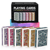 Metsyth Playing Cards 12 Pack,Decks of Cards,Poker Cards Set Standard Playing Cards Bulk with 6 Bright Colors,Card Games for Adults Seniors,Suitable