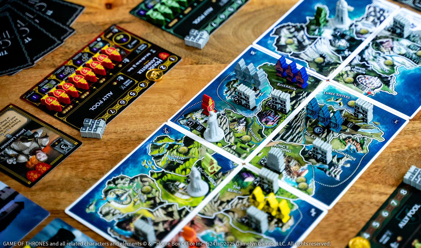 Tiny Epic Game of Thrones Board Game, Strategy Game for Adults & Teens, 1-4 Players, 60+ Min Playtime, Play as Iconic Westeros Characters, Custom