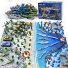 TALGIC Army Men Playset - Large Set Including Army Men Action Figures, Battle Mat, Army and Navy Weapon Gear Accessories, Military Combat Toys, Army