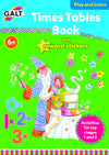 Galt Toys, Play & Learn - Times Tables Book, Home Learning Activity and Sticker Book, Ages 6 Years Plus